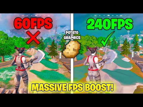 How To Get ULTRA LOW Graphics in FORTNITE OG Chapter 1! (FPS BOOST + 0 INPUT DELAY 🔧)