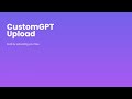 CustomGPT Intro: Unleash the Power of Your PDFs with CustomGPT | Build Your Own ChatGPT in Minutes Mp3 Song