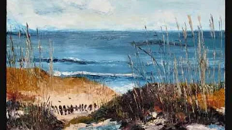 Beaches - Palette Knife Artist  Judy Mackey - coll...