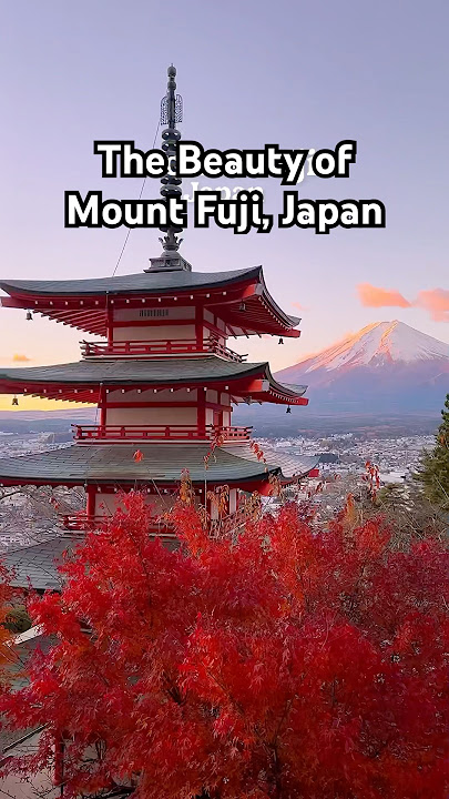Must visit destination in Japan! The beautiful Mount Fuji area 🇯🇵 #mountfuji #japantravel