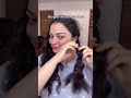Hairstyle| Without heat curler #hairstyles #hairtransformation #makeup #hairtips #viralvideo