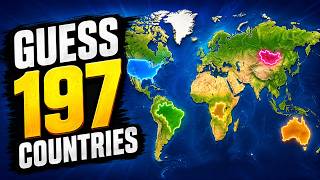 Can You Guess All 197 Countries on the Map? 🌍 | Ultimate World Map Quiz