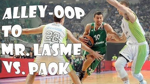 Alley-oop Roko Ukic to Stephane Lasme