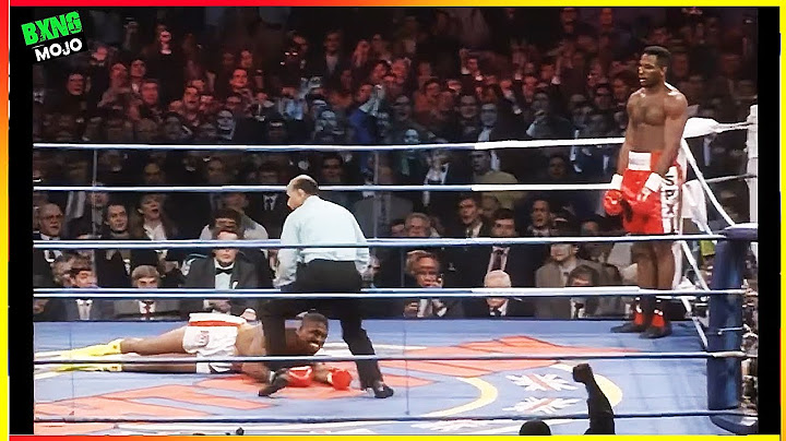 When Unknown Lennox Lewis Brutally Destroyed Razor Ruddock!