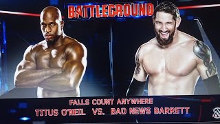 Titus Oneil🆚 bad news Barrett wrestling games#wwe #foryou #wwe2k22 #aew @WWE @WWEGames