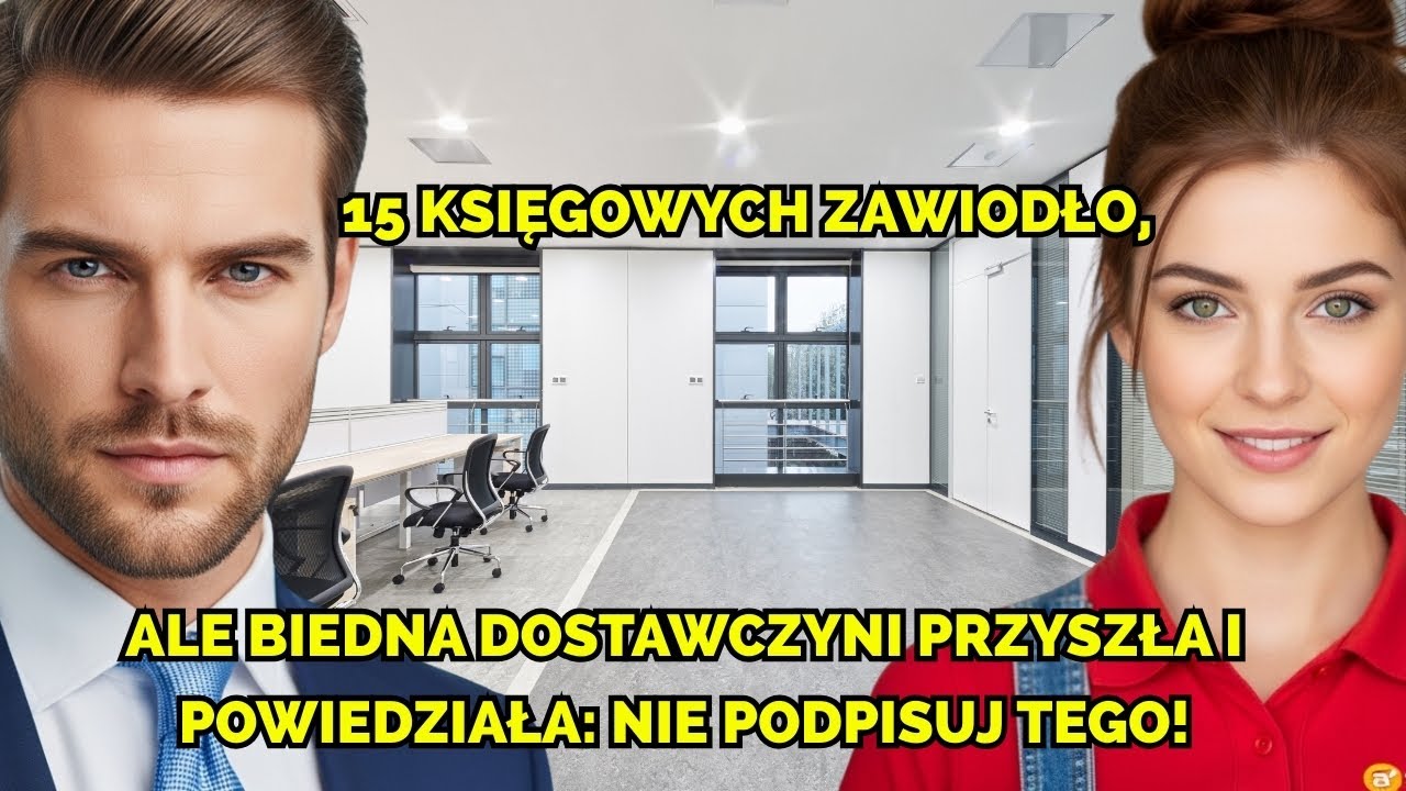 15 księgowych zawiodło, ale biedna kurierka przyszła i powiedziała do milionera:„Nie podpisuj tego!”