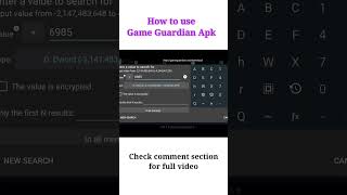 How to use Game Guardian apk #gameguardian #gameguardianapp #gameguardiannoroot screenshot 2