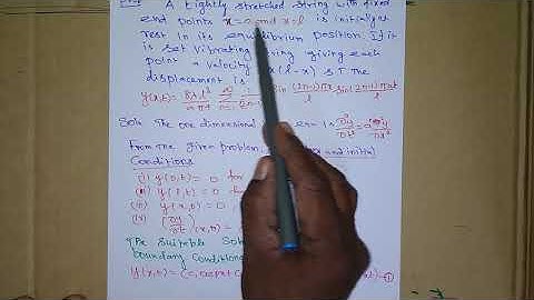 String with Non zero velocity l