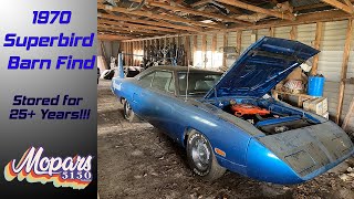 1970 Plymouth Superbird Barn Find!!! Sitting for 25 years!