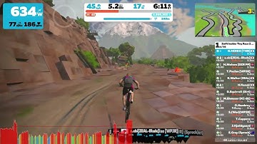 Zwift Insider Tiny Race (1 of 4) (B) on Serpentine 8 - goal sprint