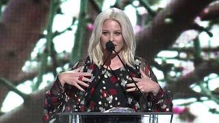 Celebrity Elizabeth Banks is the recipient of the Crystal Award Wealth