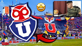 URUGUAYO reacciona a la hinchada de UNIVERSIDAD DE CHILE 💙❤️🤘🏻 *POR PRIMERA VEZ*