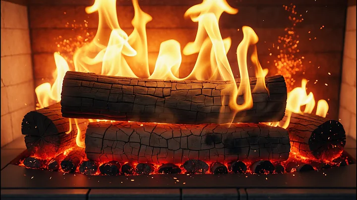 Relaxing Flames & Soft Crackle – 12H Fireplace Ambience for Sleep, Meditation & Cozy Evenings