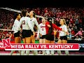 You Have To See This Insane Rally Between Nebraska Kentucky Nebraska Volleyball