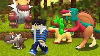 Descobri Pokémons Dinossauros SECRETOS no Minecraft Pixelmon!