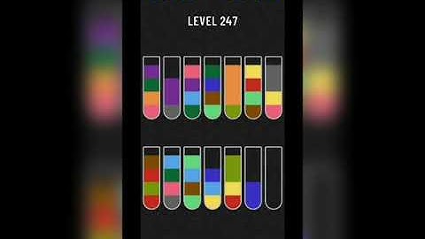 Water sort puzzle level 247