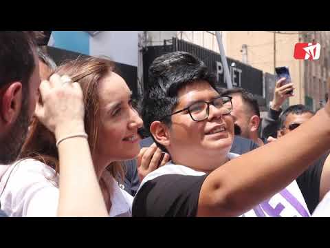 Victoria Villarruel encabezó caminata de La Libertad Avanza en Jujuy