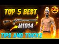 TOP 5 BEST M1014 TIPS AND TRICK || FREE FIRE