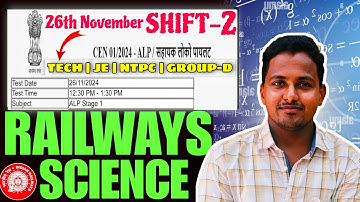 RRB ALP Previous Science Questions |తెలుగులో సరైన వివరణ | 26 Nov Shift-2| #alp #science