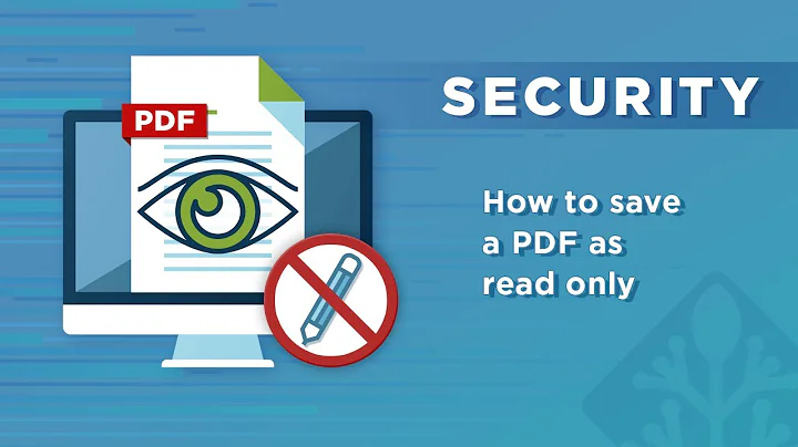 How to save a PDF as read only so it cannot be edited, copied, or printed, without using passwords