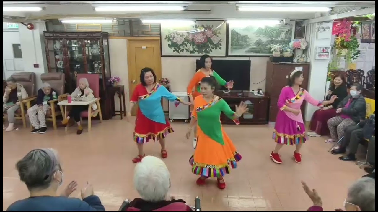 十八姑娘一朵花！今日探訪老人院活動！