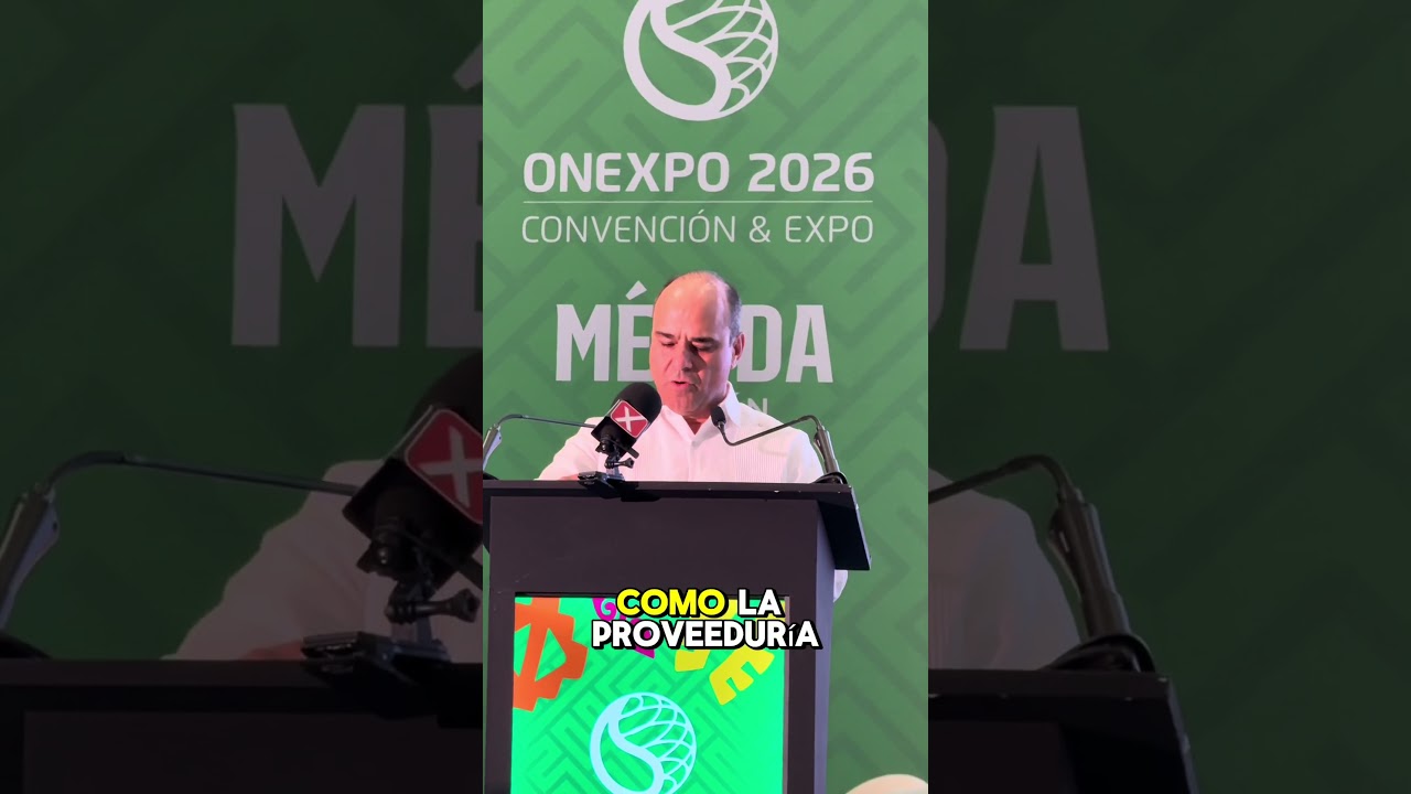 Enrique Felix Robelo, bienvenida a la Convención & Expo Onexpo 2026