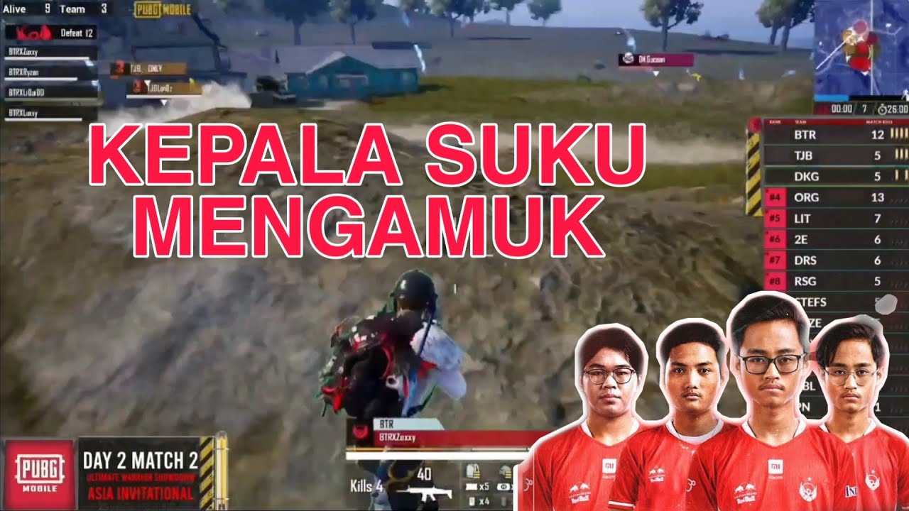 BTR RA RAIH WWCD PERTAMA DI UWS 14 KILL | PUBG MOBILE ASIA INVITATIONAL