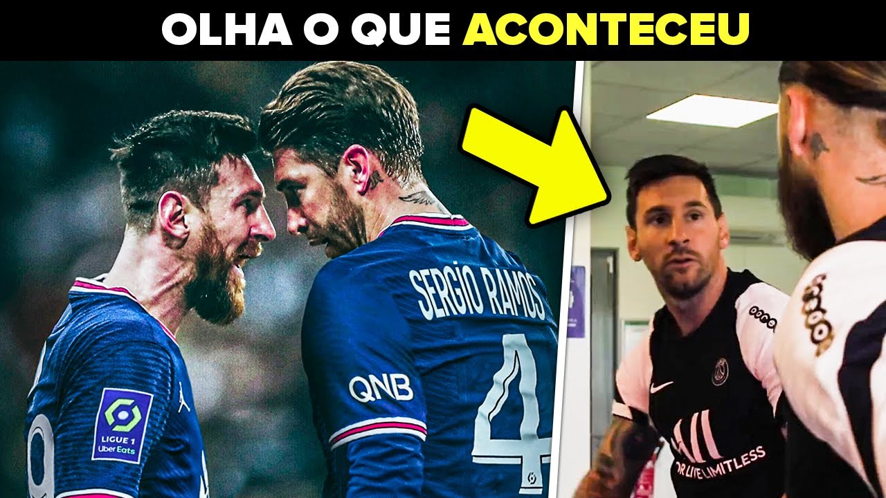 Olha Como foi o Encontro de Messi e Sergio Ramos no PSG