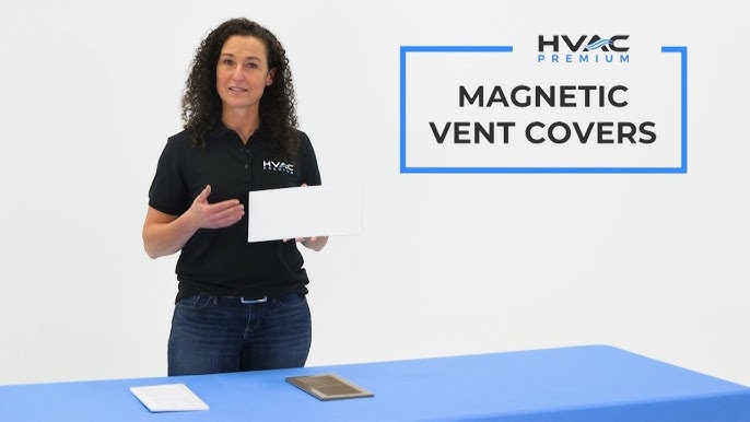 Magnetic Vent Cover: Super Strong Heat Vent Cover Magnet for Home HVAC, AC  and Furnace Vents 