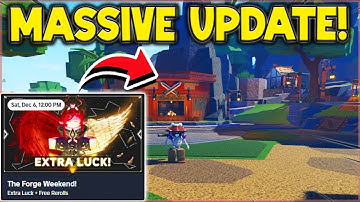 (🔴LIVE) THE FORGE MASSIVE NEW UPDATE!! (Roblox)