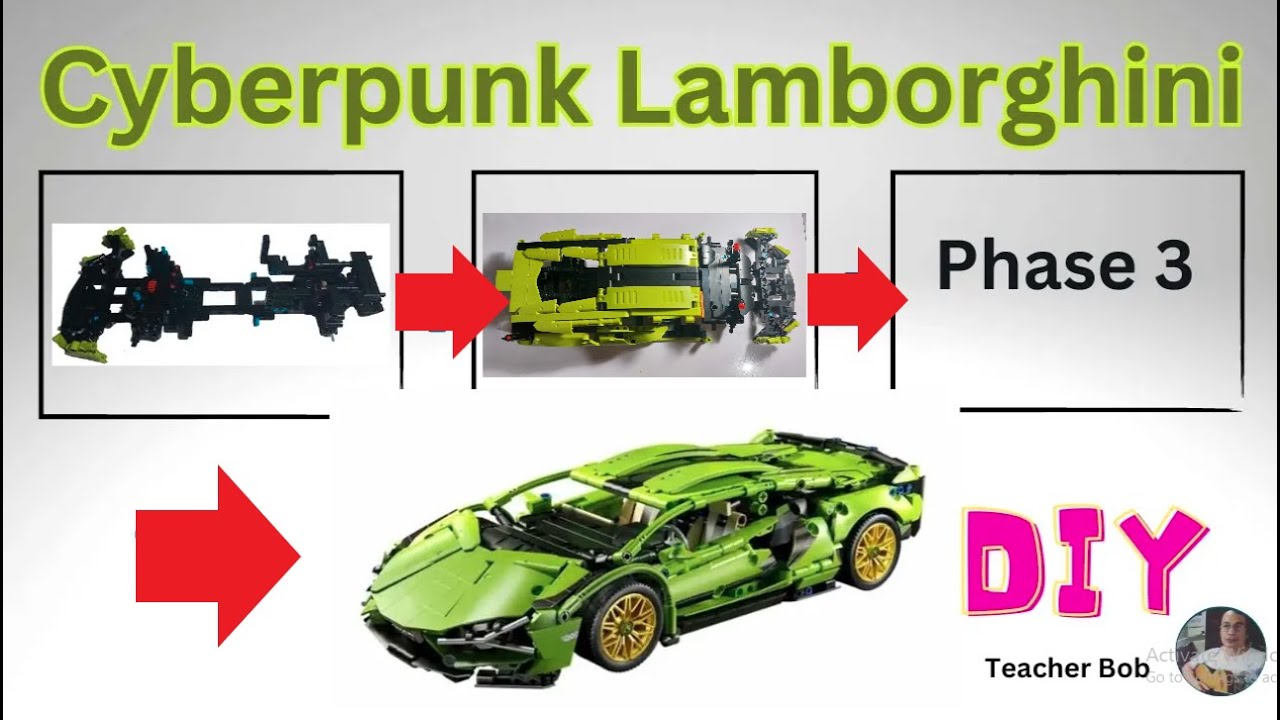 Building a Cyberpunk Lamborghini Toy Car: Phase 2 Assembly - DIY