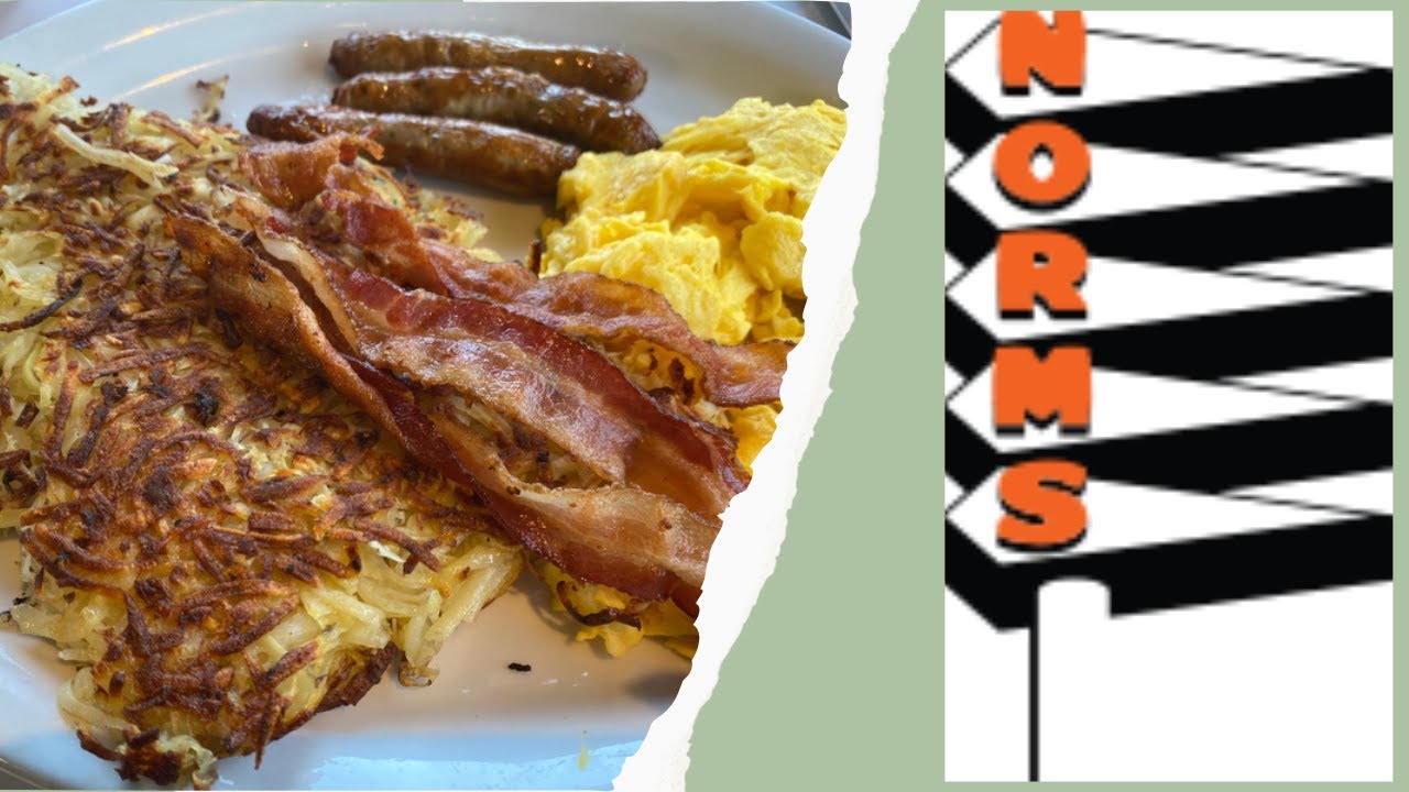 NORMS American diner Lumber Jack breakfast YouTube