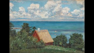 Paul Fischer (Danish, 1860-1934) - Landscape paintings by Paul Gustav Fischer.