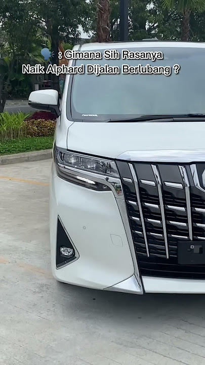 Suspensi Alphard Baru 😅😅#alphard #suspensi #suspensialphard#alphardaudio