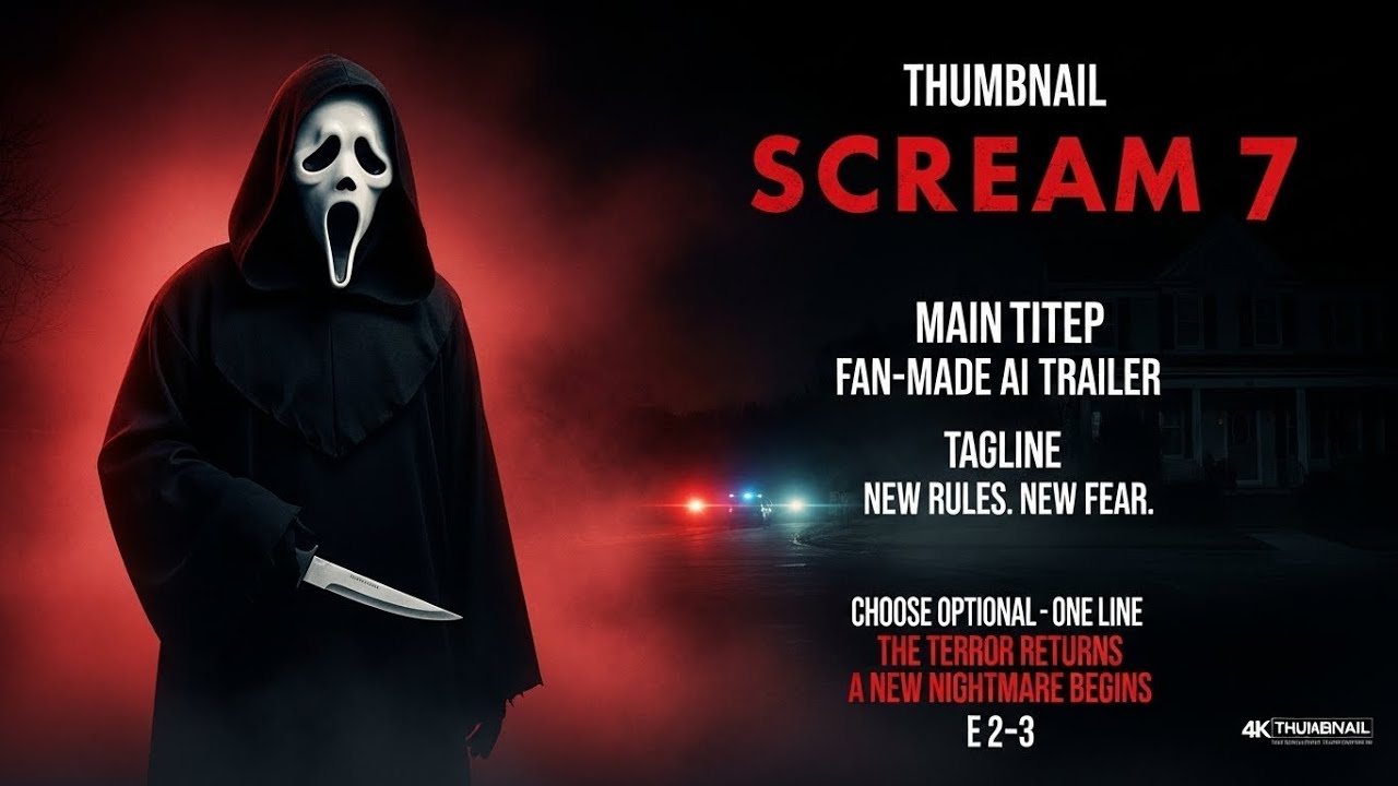 SCREAM 7 AI Trailer | Fan-Made Horror Movie Concept (2026) 
