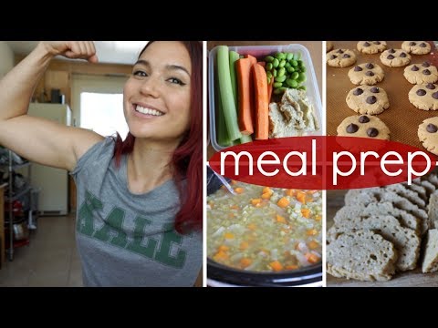 How I Meal Prep to Build Muscle  Vegan, Higher Protein