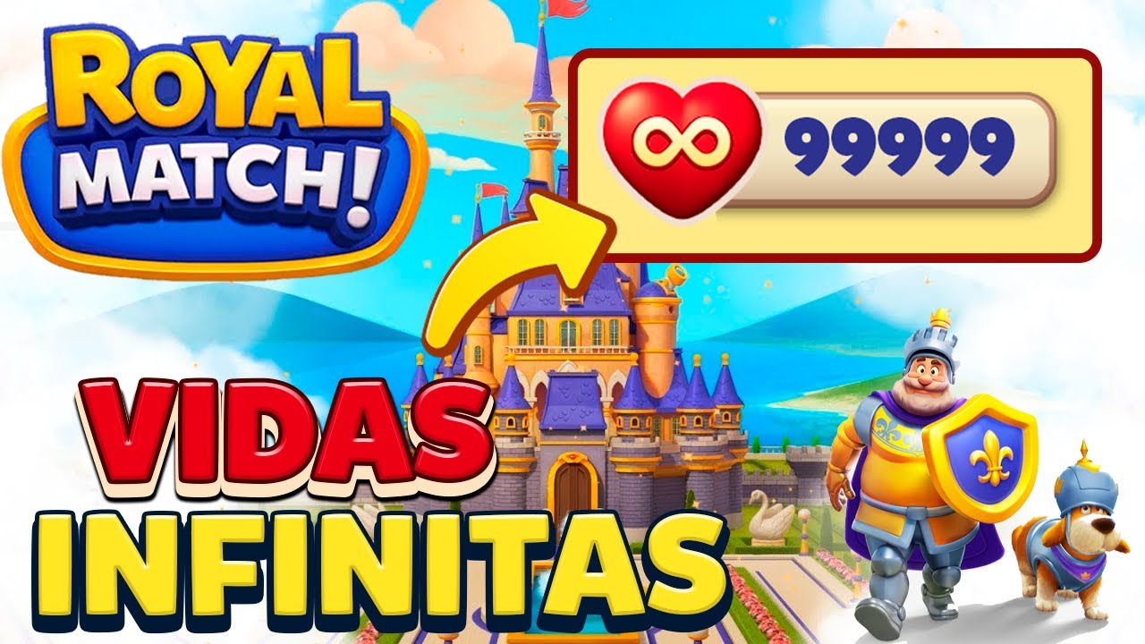 COMO TER VIDAS INFINITAS NO ROYAL MATCH 2025 - YouTube