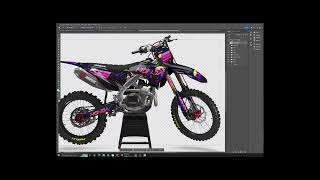 HONDA CRF 250-450 2025 Turned Handlebar PSD Mockup – 1-Click Smart Object Customization