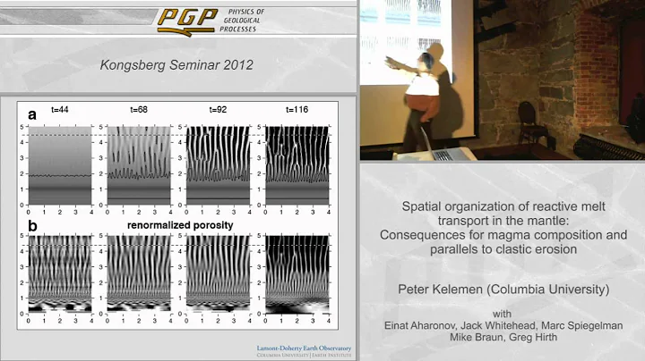 Lecture - Melt transport in the mantle
