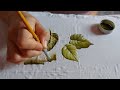 Como colocar o branco na pintura das folhas