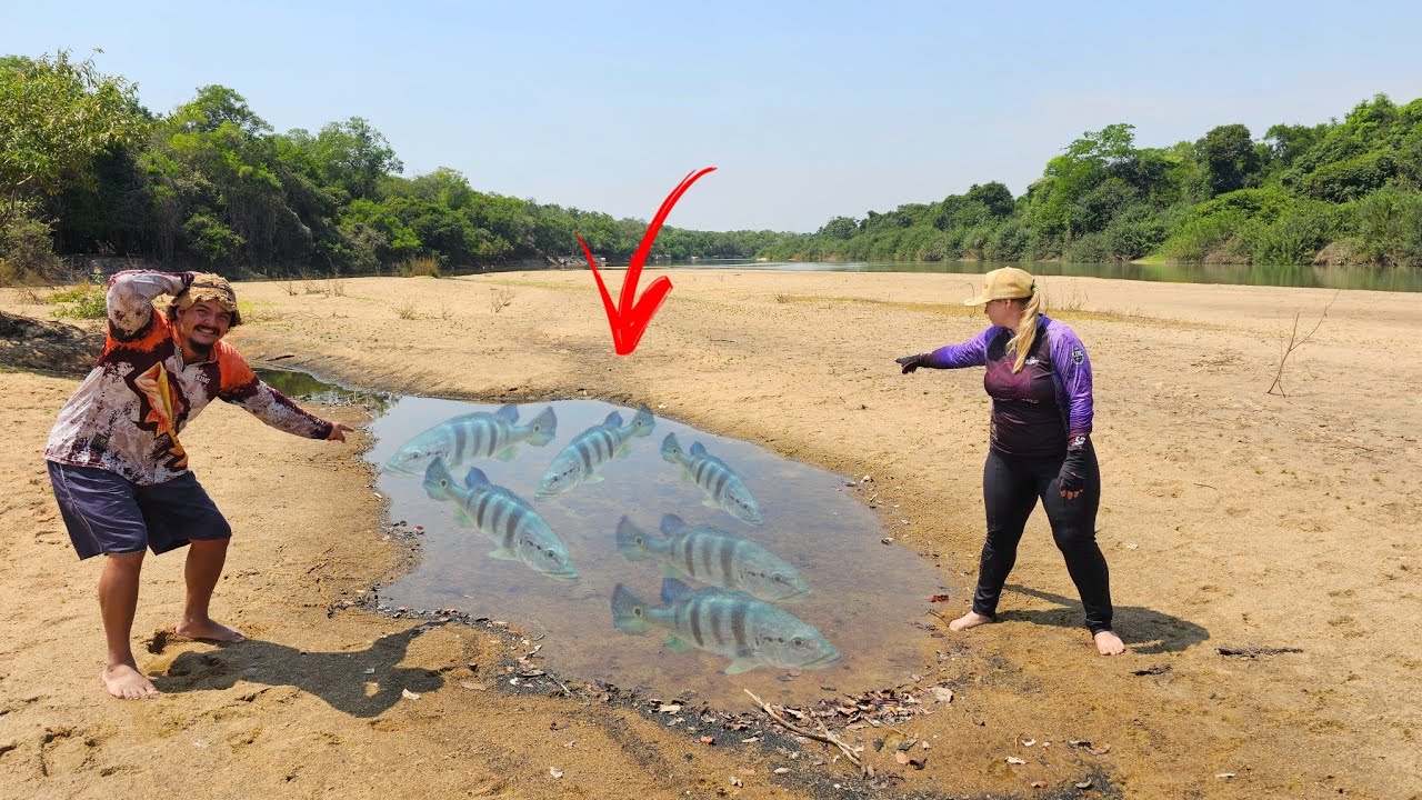 NEM CHEGAMOS DIREITO DE VIAGEM E JÁ ACONTECEU ISSO NO RIO DO PEIXE! pescaria. 