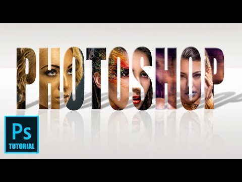 Video: So zentrieren Sie Text in Photoshop: 9 Schritte (mit Bildern)