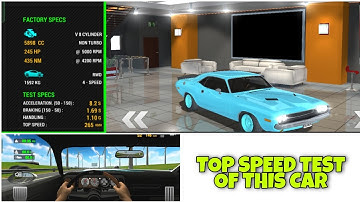 Racing Limits Gameplay : 11th car Top Speed test | Perse Gaming