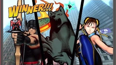 Ultimate Marvel vs Capcom 3: Amaterasu, Hawkeye, Chun-Li Arcade playthrough