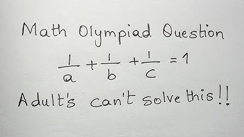 Many Adults failed to solve this Math Olympiad Question | You should know this Trick!!