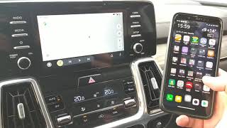 Киа Сорренто 4 андроид авто и карплей без проводов