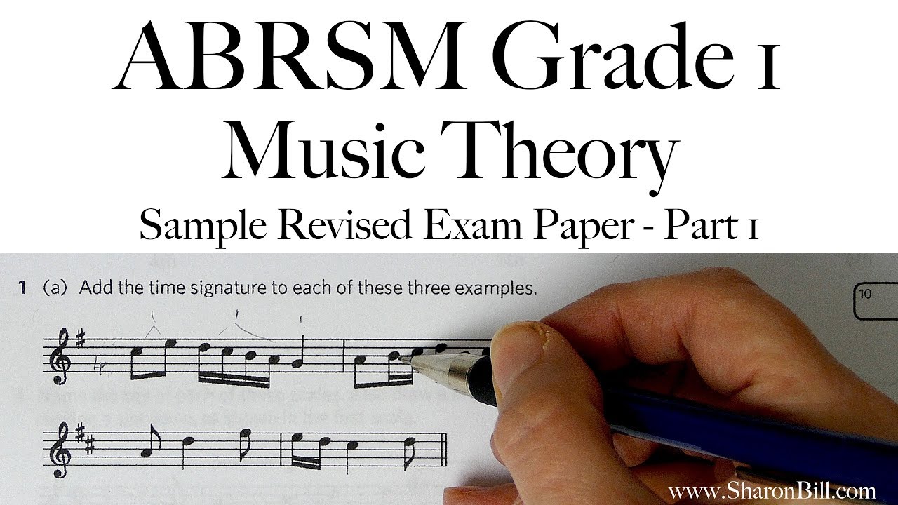 ABRSM Music Theory Grade 25 Sample Revised Exam Paper Part 25 with Sharon Bill
