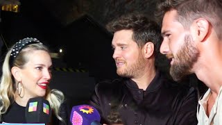 Michael Bublé acompañó a Luisana Lopilato al estreno de 