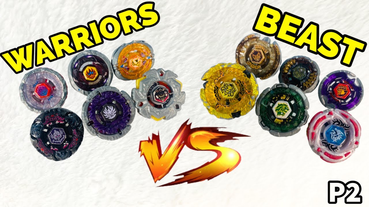 Warriors vs Beast TAG TEAM Battle! (PART 2)Beyblade Metal Fight!