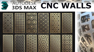 how to make CNC WALLS in 3D MAX